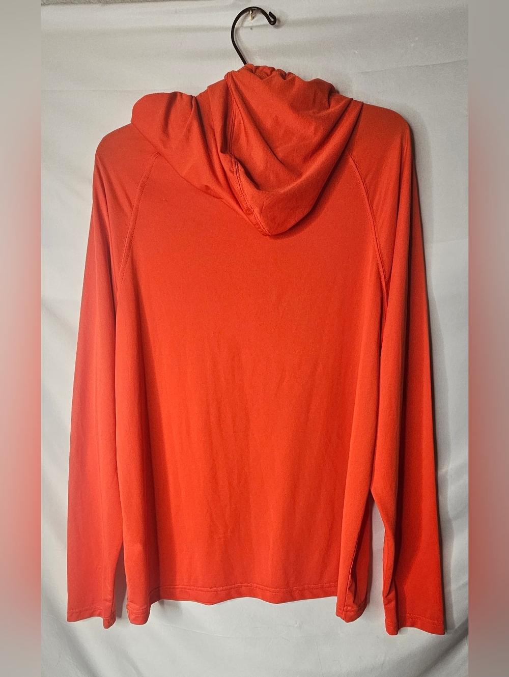 HIHO Sun Shield Performance Hoodie Mens Large Orange Sail Surf Anchor UV Shirt - Picture 3 of 8